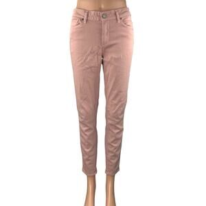 Paige Verdugo Ankle Women's Pink Skinny Leg Low Waist Trousers Pants Size 30